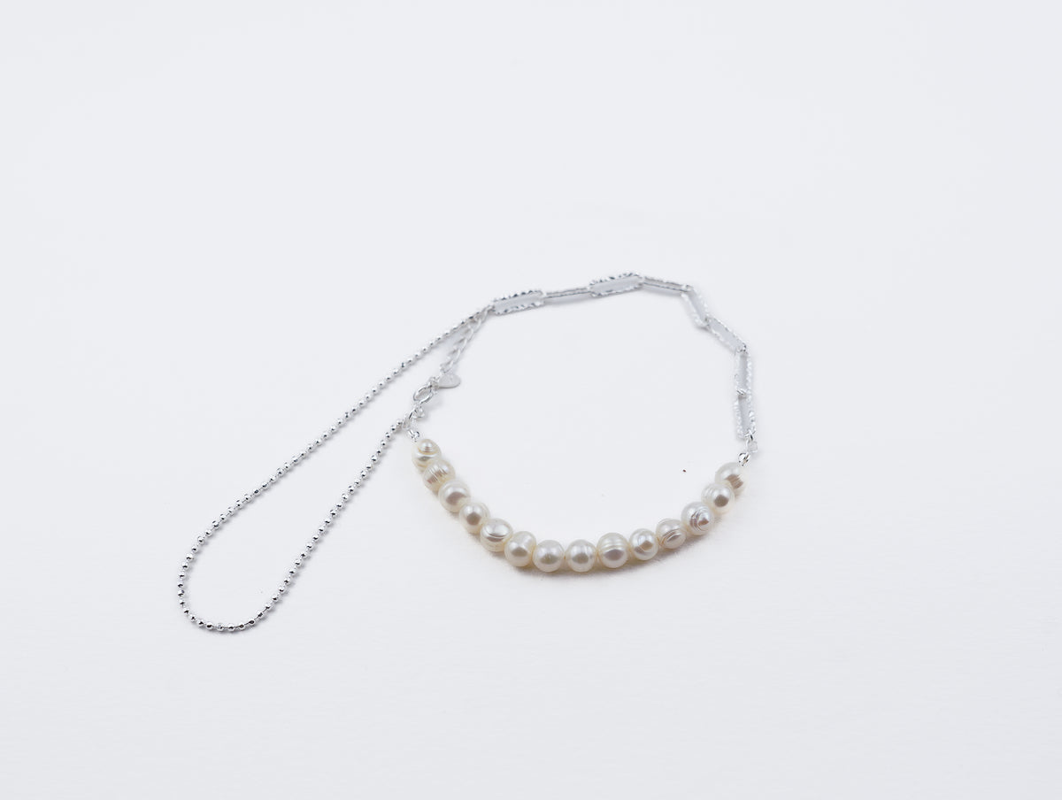 Korean pearl with crystal bracelet