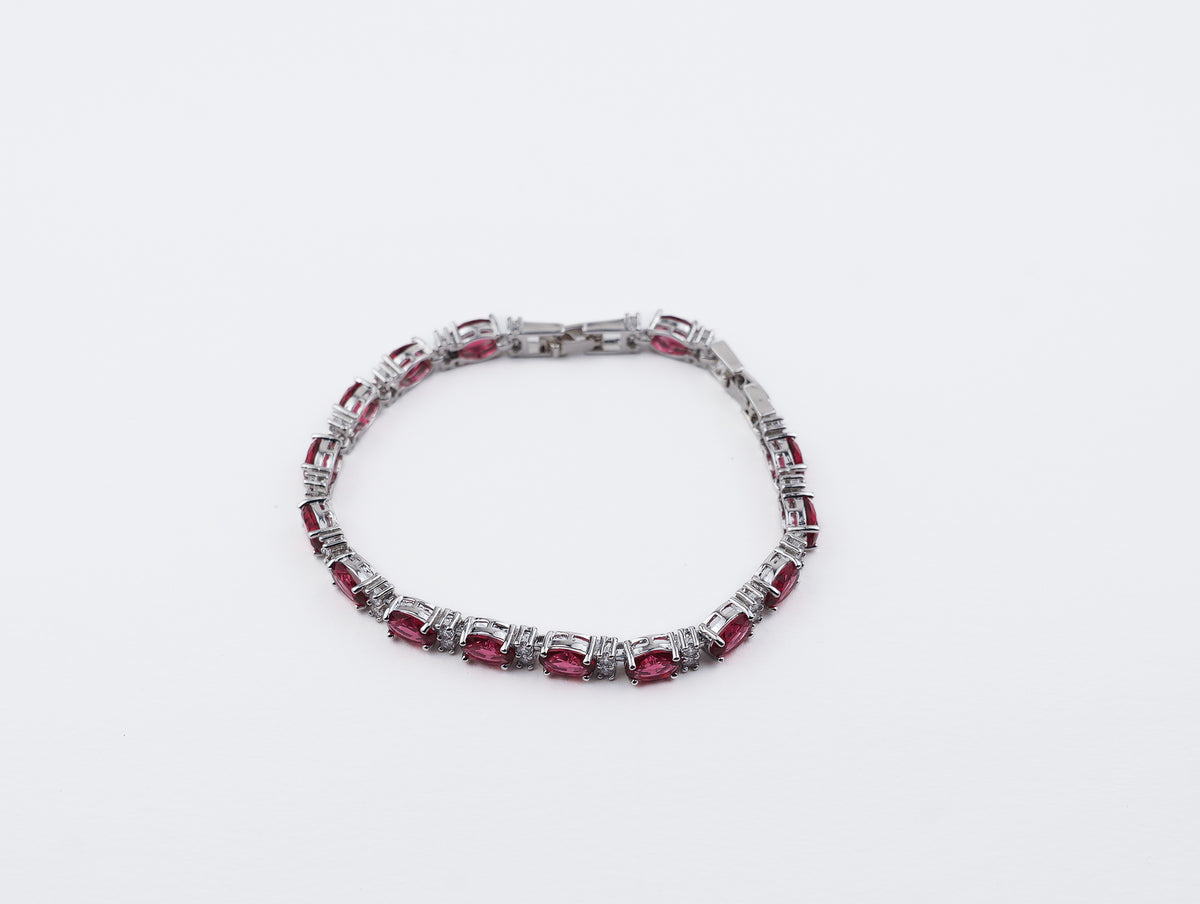 Vaillante pink gemstone bracelets