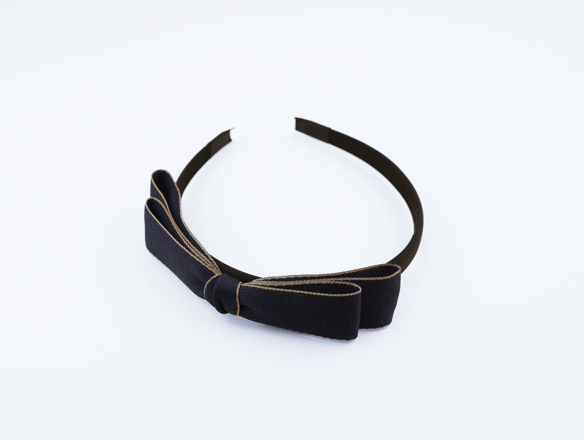 Vaillantle basic blue bow hair band